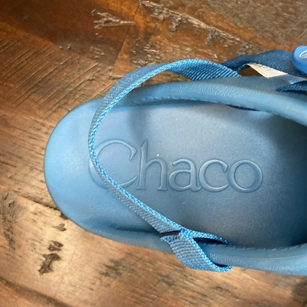 Chaco Chillos Sport Sandals Blue Kids Size 4